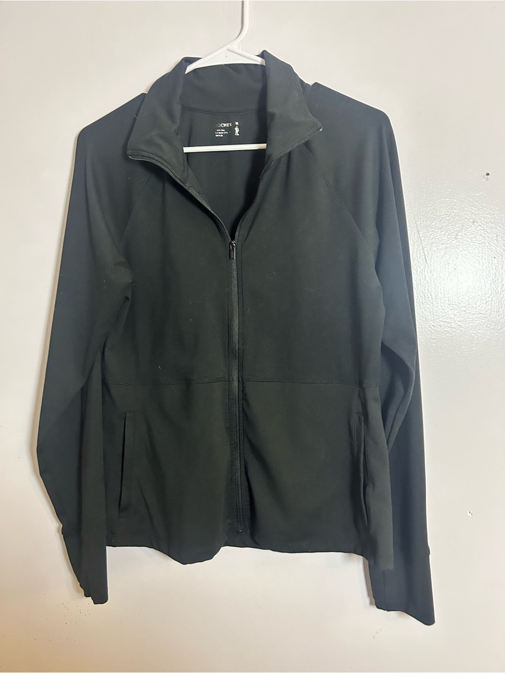 Jockey Black Full-Zip Women's Bomber Jacket